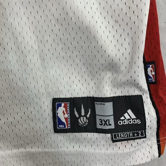 Adidas Chris Bosh Toronto Raptors Jersey Men’s Size 3XL White & Red - Picture 2 of 10